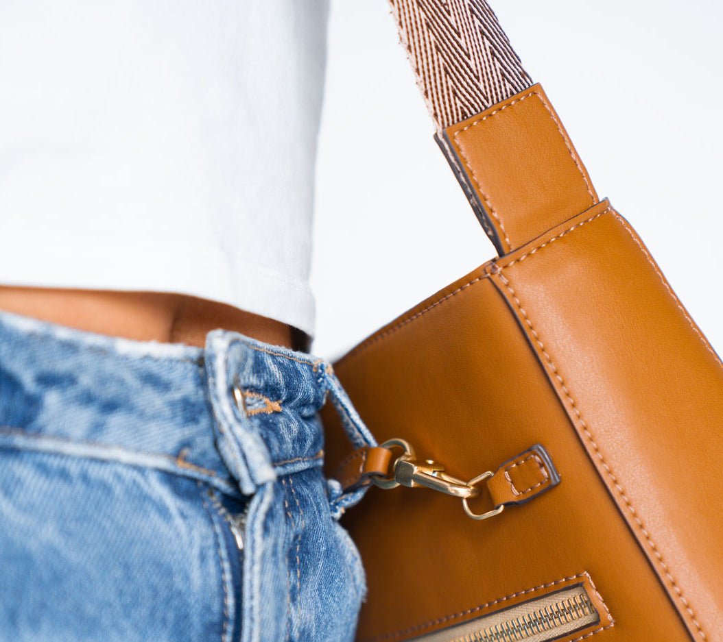 Thafael Crossbody Travel Bag – Anti - Theft, Sleek, Vegan Cactus Leather (Limited Edition) - Thafael