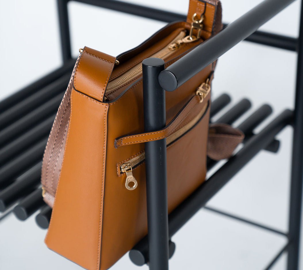 Thafael Crossbody Travel Bag – Anti - Theft, Sleek, Vegan Cactus Leather (Limited Edition) - Thafael