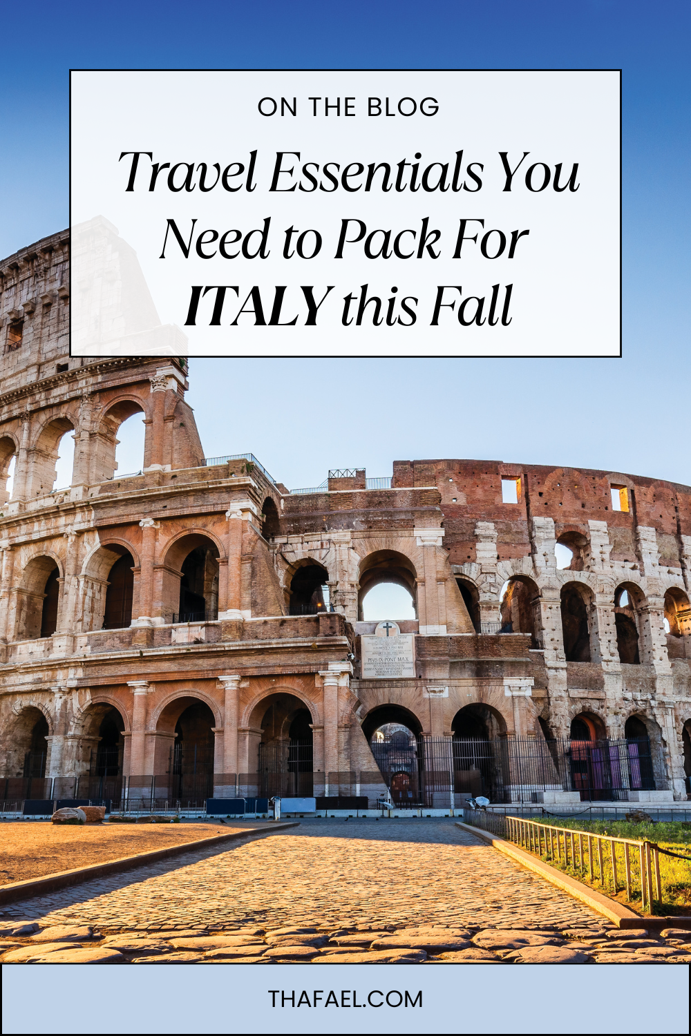 What to Pack for Italy in Fall: The Complete Women's Guide